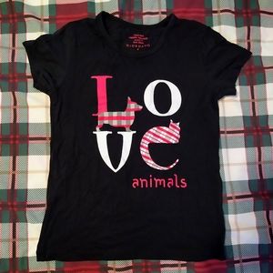 *SALE* Love Animals Graphic Tee Short Sleeve Shirt